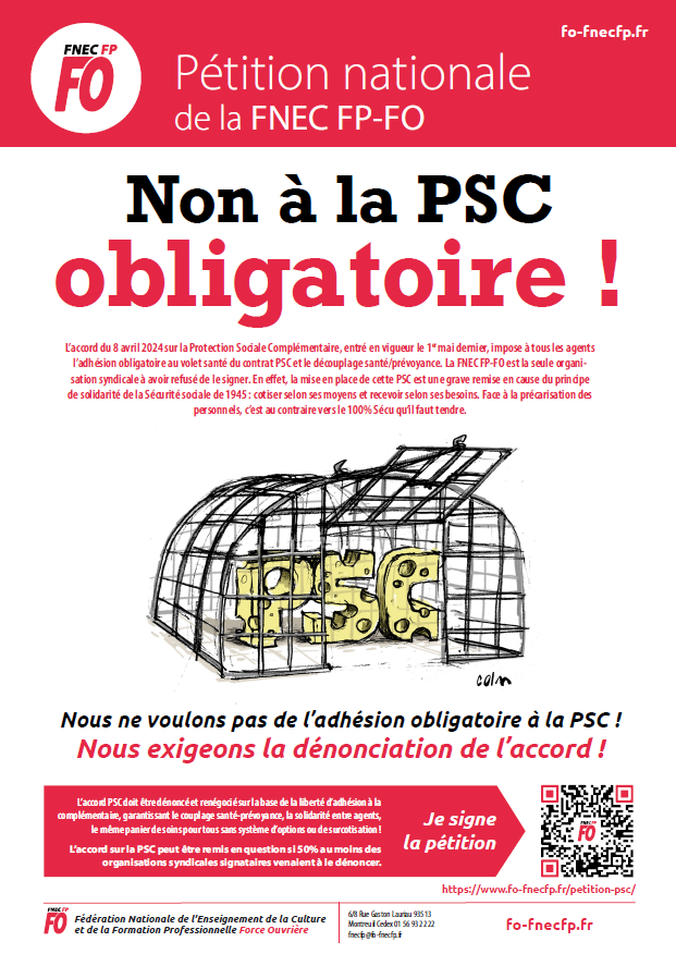 Affiche A3-pétition PSC